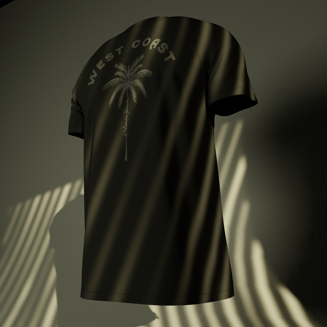 Off Black Palmtree T-Shirt