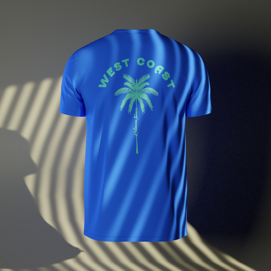 Blue Palm tree T-Shirt